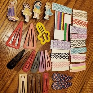 Hair clips and ties